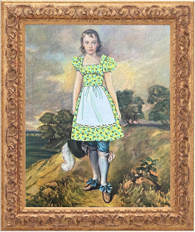Marla Goodman | Green Frock for Blue Boy