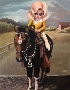 Marla Goodman Art | Trixie on Her Pony