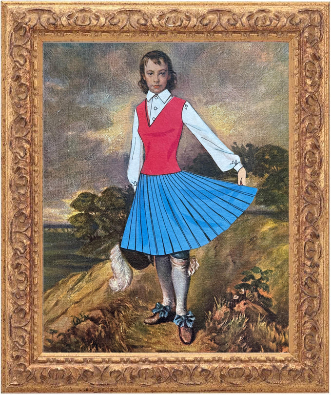 Marla Goodman | Sweater Vest for the Blue Boy