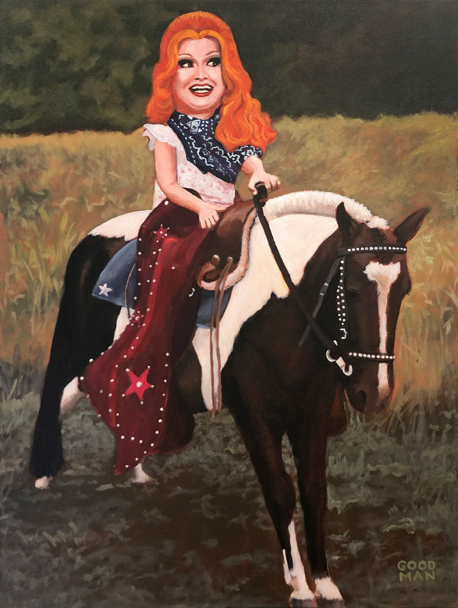 Marla Goodman Art | Jinkx on Her Pony