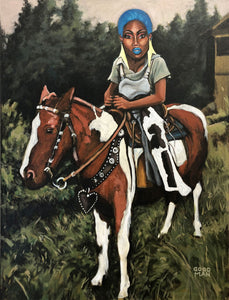 Marla Goodman Art | Monet on Her Pony