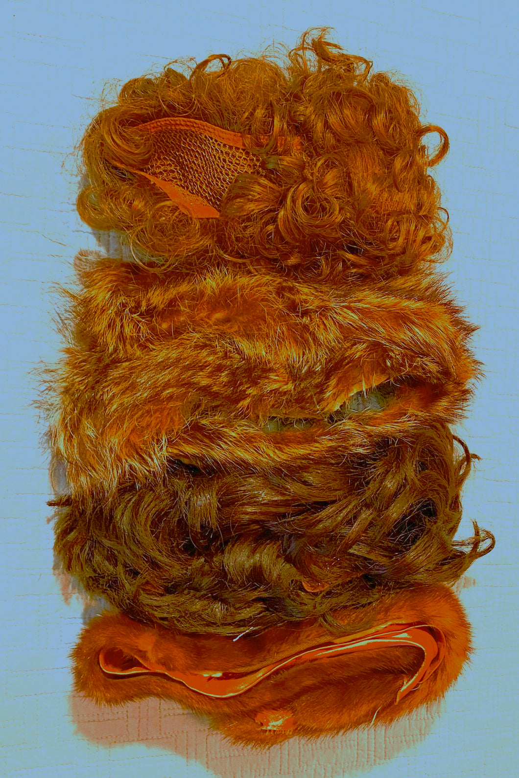 Maggy Rozycki Hiltner | Wig and Fur Assemblage Photographs (Agatha Plastic)