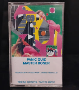 Panic Boner | Panic Quiz Master Boner Cassette
