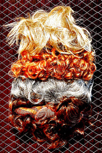 Maggy Rozycki Hiltner | Wig and Fur Assemblage Photographs (Mitzki Schomp)