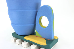 Chris Alveshere | Blue Sculptural Mug