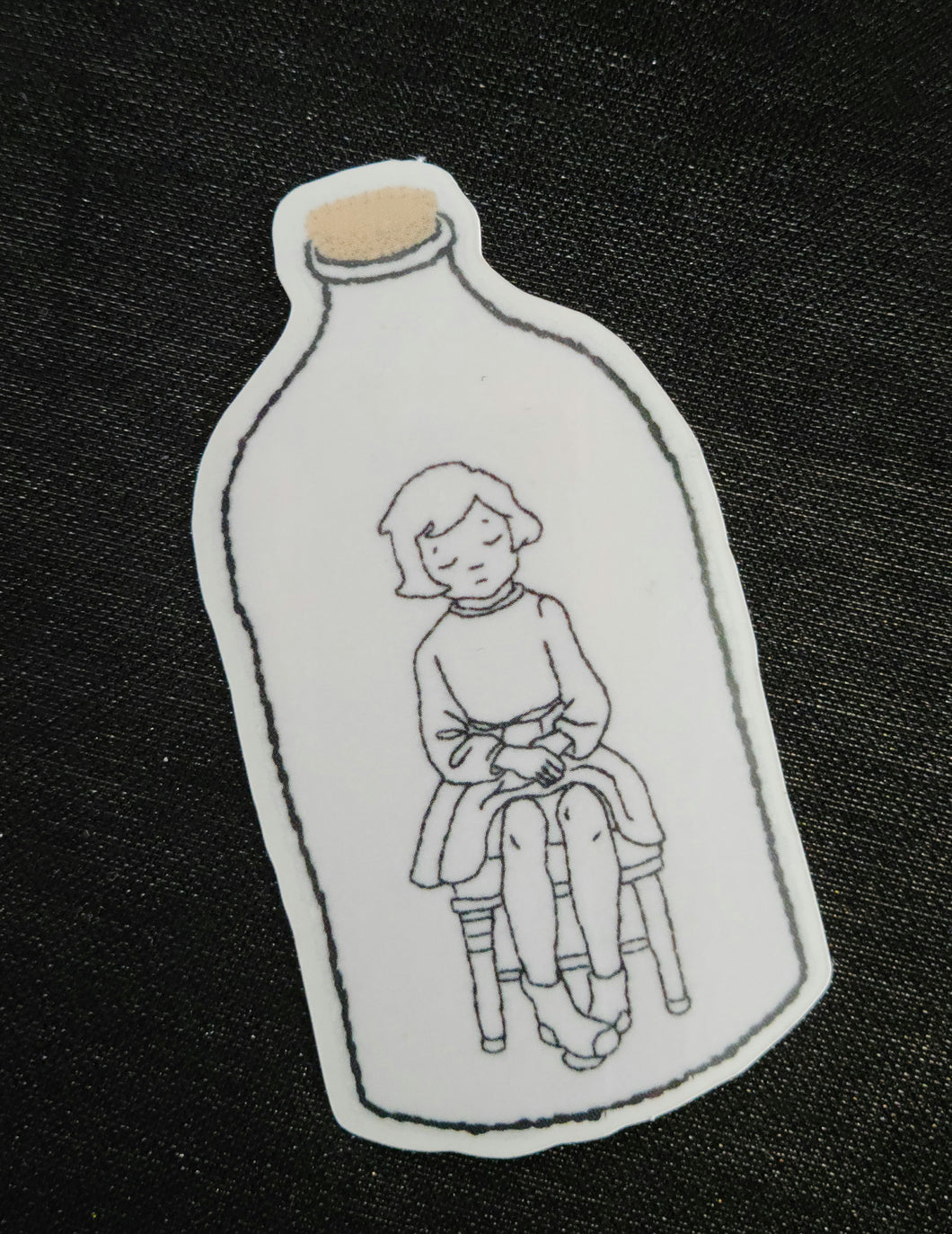 Maggy Rozycki Hiltner | Bottled Girl Vinyl Sticker