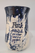 Load image into Gallery viewer, Cathryn McIntyre | Fuck Excuses Fish Mug
