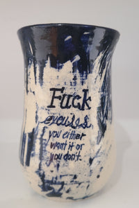 Cathryn McIntyre | Fuck Excuses Fish Mug