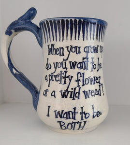 Cathryn McIntyre Mug | Pretty Flower or Wild Weed