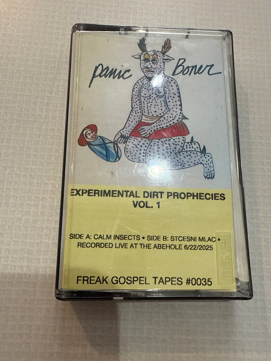 Panic Boner | Experimental Dirt Prophecies Vol. 1 Cassette