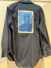 Load image into Gallery viewer, Andrea Dahlman | David Lynch Button Up Cyanotype Shirt LARGE
