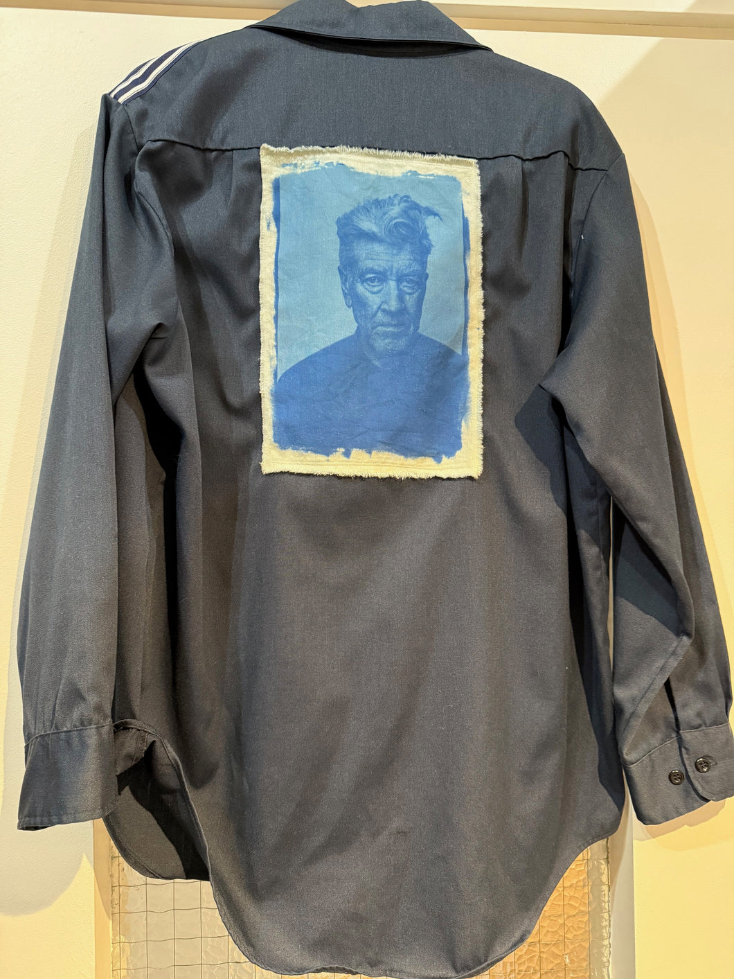Andrea Dahlman | David Lynch Button Up Cyanotype Shirt LARGE