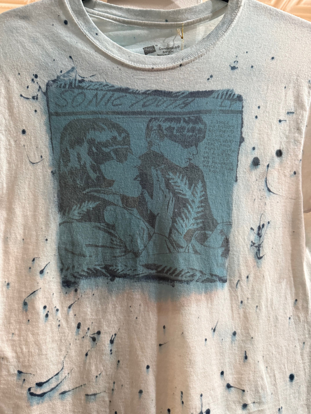 Andrea Dahlman | Sonic Youth Cyanotype Shirt SMALL