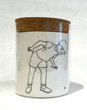 Load image into Gallery viewer, Maggy Rozycki Hiltner | Embroideries in Jars (Bent Boy in Jar)
