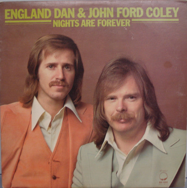 England Dan & John Ford Coley ‎– Nights Are Forever LP