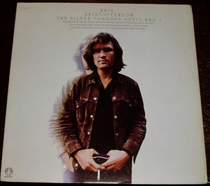 Kris Kristofferson ‎– The Silver Tongued Devil And I LP