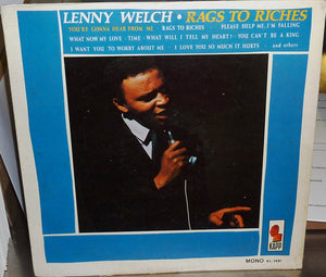 Lenny Welch ‎– Rags To Riches LP (used vinyl)