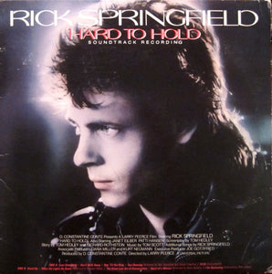 Rick Springfield ‎– Hard To Hold - Soundtrack Recording LP