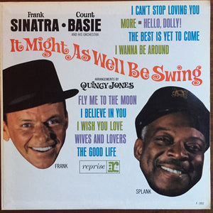 Frank Sinatra • Count Basie And His Orchestra ‎– It Might As Well Be Swing LP (used vinyl)