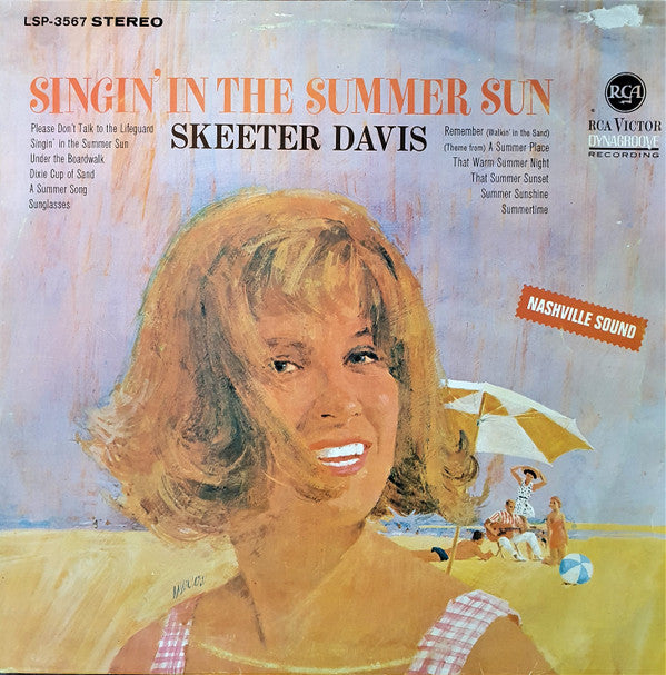 Skeeter Davis ‎– Singin' In The Summer Sun LP (used vinyl)