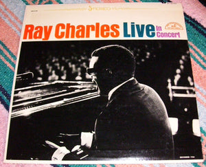 Ray Charles ‎– Ray Charles Live In Concert LP (used vinyl)
