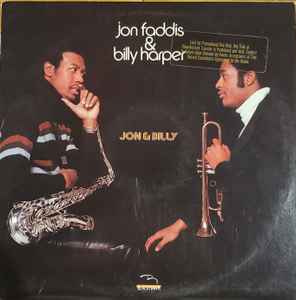Jon Faddis & Billy Harper ‎– Jon & Billy LP (used vinyl)