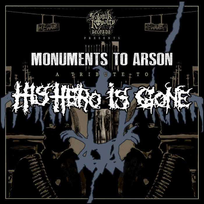 Various ‎Artists | Monuments To Arson - A Tribute To His Hero Is Gone black & white smoke vinyl LP