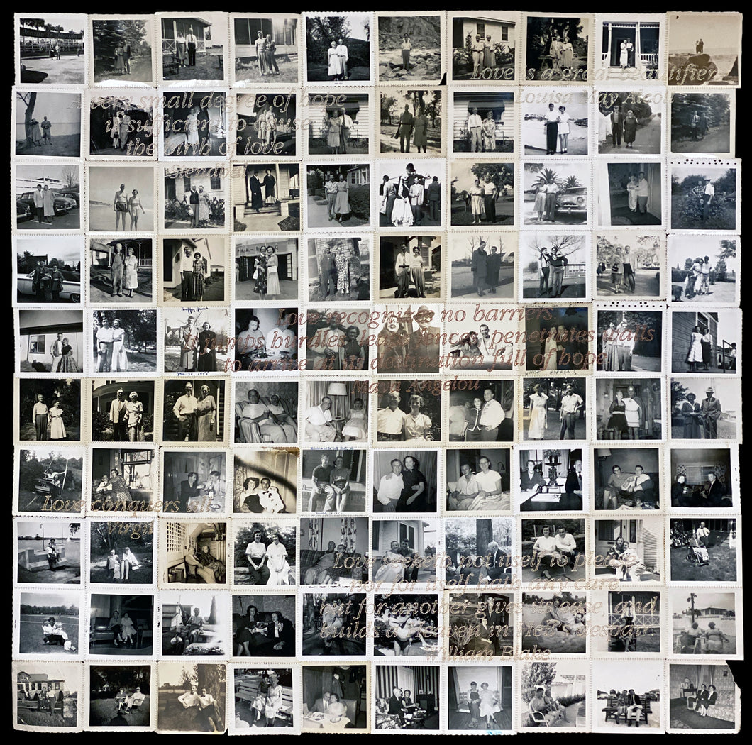 Jane Waggoner Deschner | “from the maxim series (Alcott, Angelou, Blake, Virgil, Stendahl: 100 couples)”