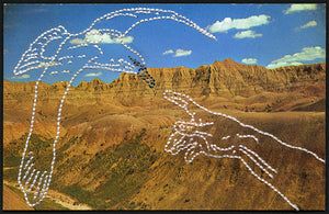 Jane Waggoner Deschner | from the pcard series (Badlands, albatross, god’s hand)