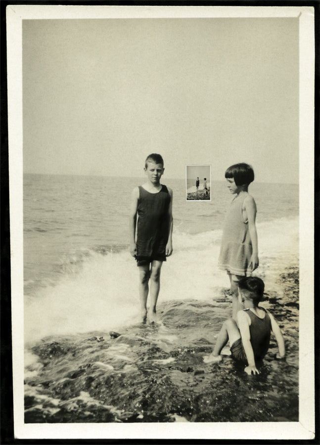 Jane Waggoner Deschner | “from the photo/photo series (children, Nova Scotia beach)”