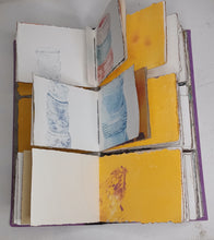 Load image into Gallery viewer, Kelley Salber | The Bit Book (stitch book with collagraph print cover)
