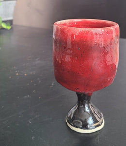 Sandy Dvarishkis Ceramic Goblets (Red)