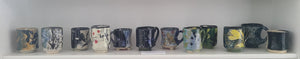 Sandy Dvarishkis Ceramic Assorted Mugs with Handles