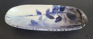 Sandy Dvarishkis Ceramic Long Plate with Cupped End