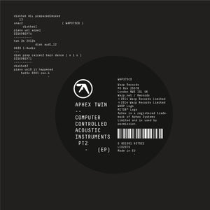 Aphex Twin | Computer Controlled Acoustic Instruments PT2 EP