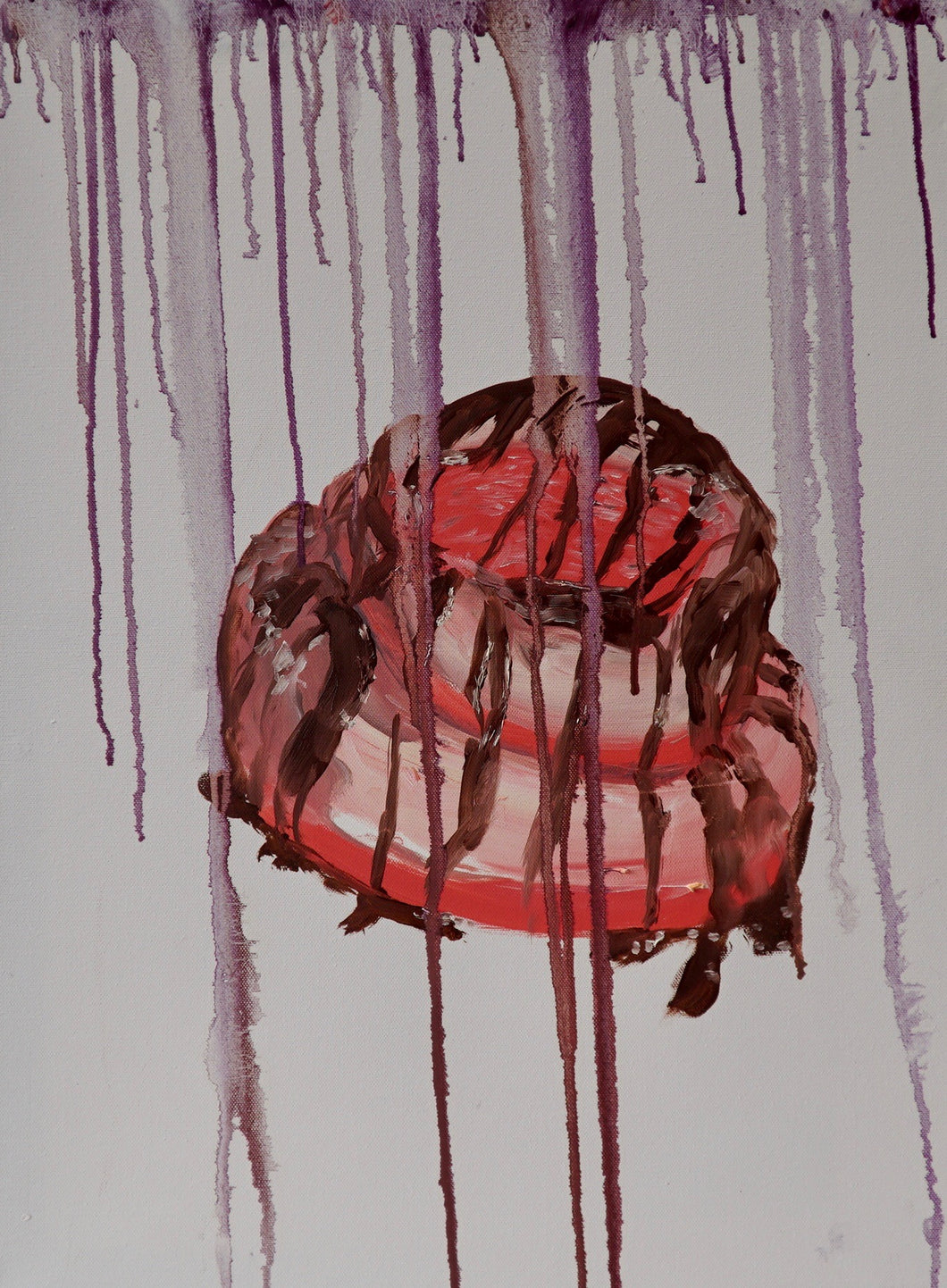 Brandon Miller Painting | Meatsweats: Pork Loin Roll (oil on canvas)