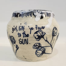 Load image into Gallery viewer, Cathryn McIntyre Trinket Jar | Girl, Lift Yo Face to the SUN
