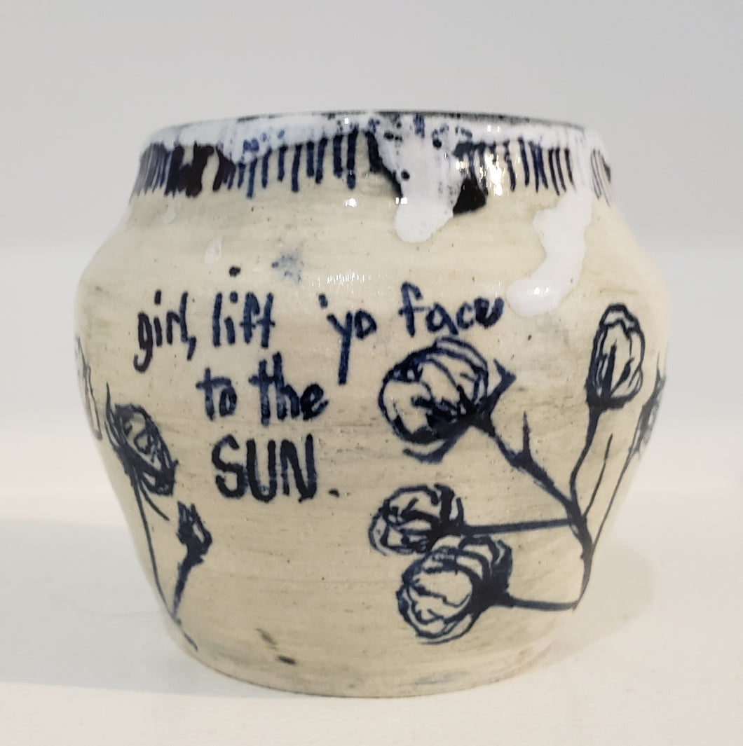 Cathryn McIntyre Trinket Jar | Girl, Lift Yo Face to the SUN