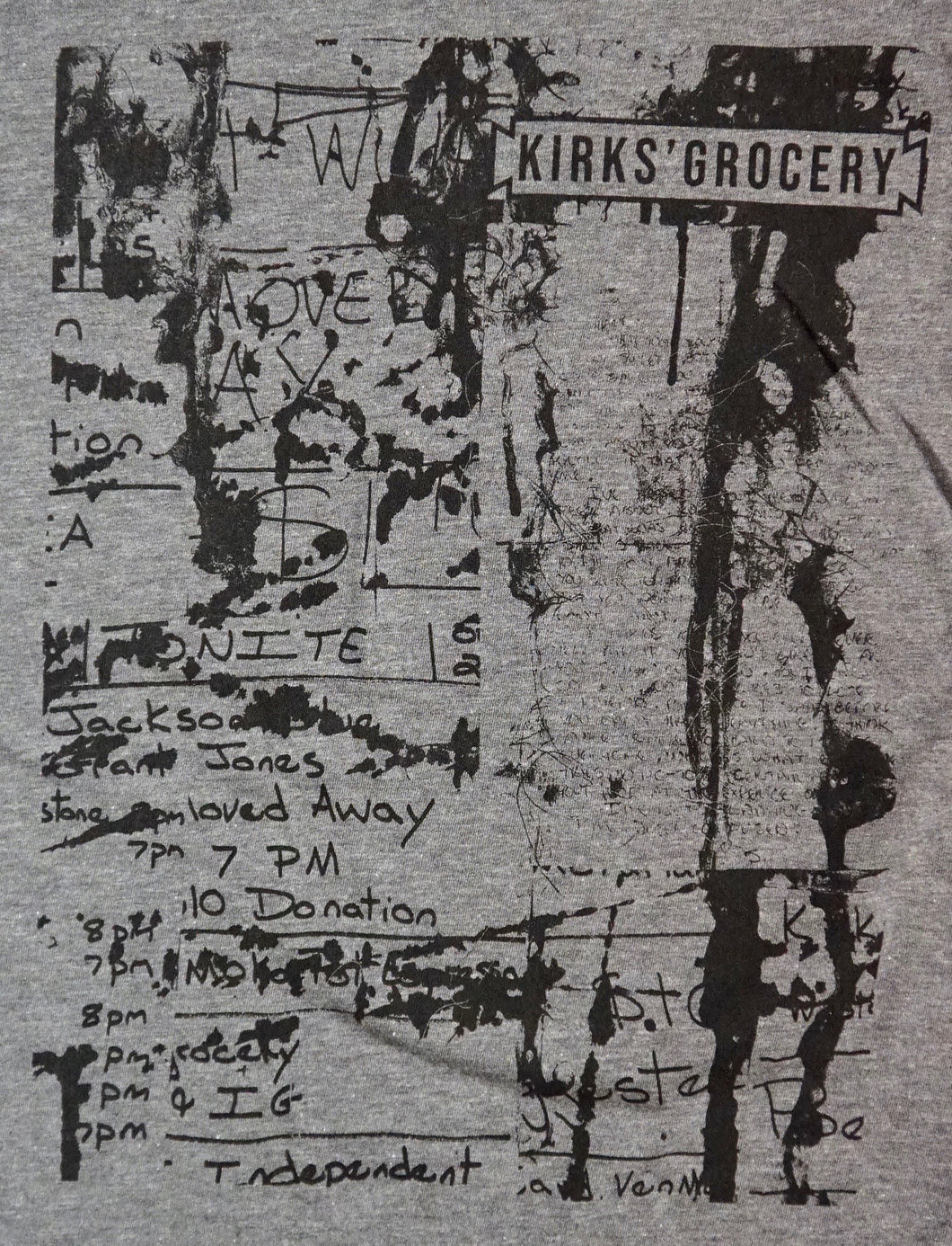 Kirks' Grocery Grey Women's T-Shirt | Shane de Leon Collage