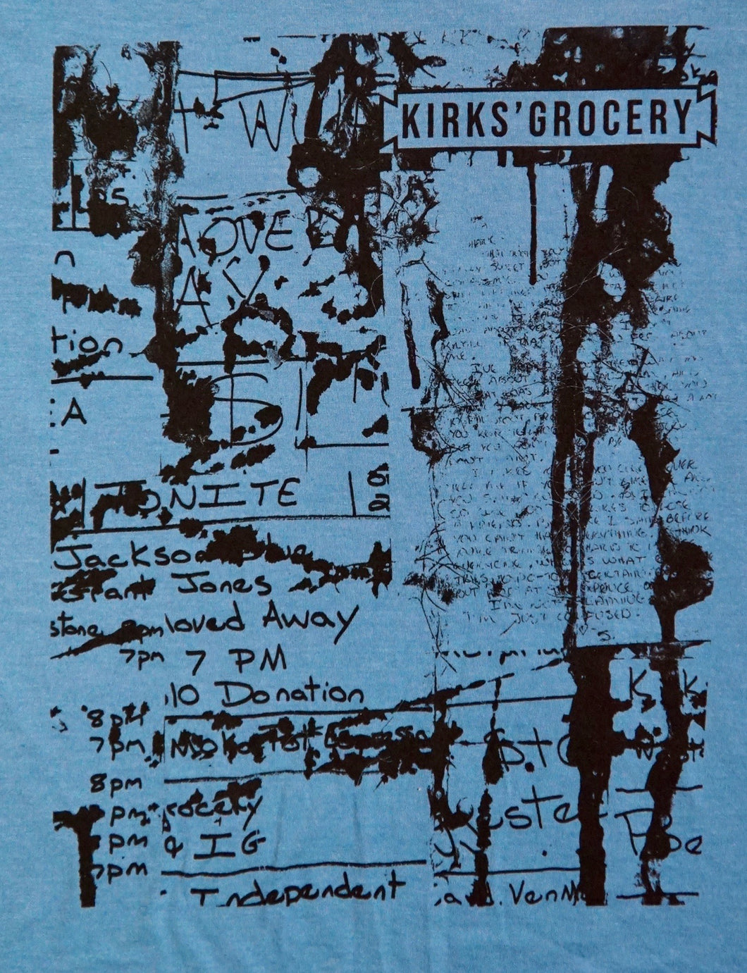 Kirks' Grocery Blue Women's T-Shirt | Shane de Leon Collage
