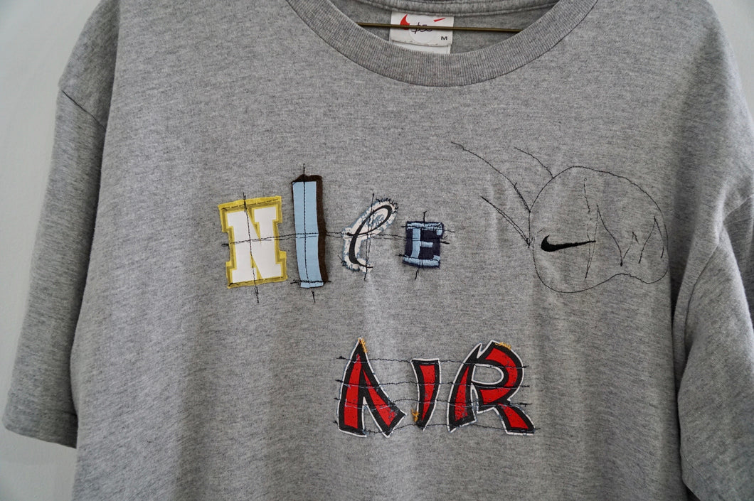 Emmit Bartsch T-Shirt | Nice Air (fabric collage)