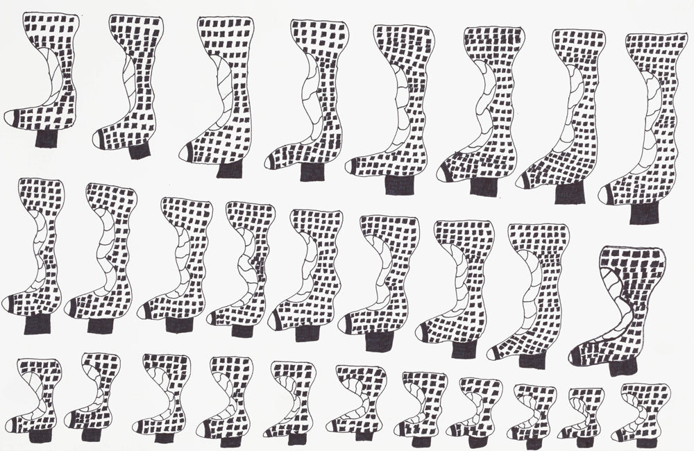 Ethel Revita Drawing | Boots (marker on paper)