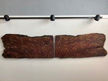 Load image into Gallery viewer, Phoebe Knapp sculpture | Tall Grass Prairie (carved walnut/mixed media)
