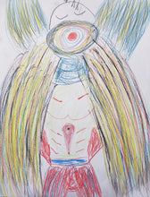 Load image into Gallery viewer, James John Warneke Drawing | Chippendale Choirboy Angelic Spaceman of Misperceived Love
