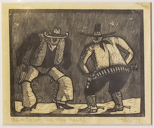 James Todd Print | Ghosts of The War Hawks (wood etching print signed)