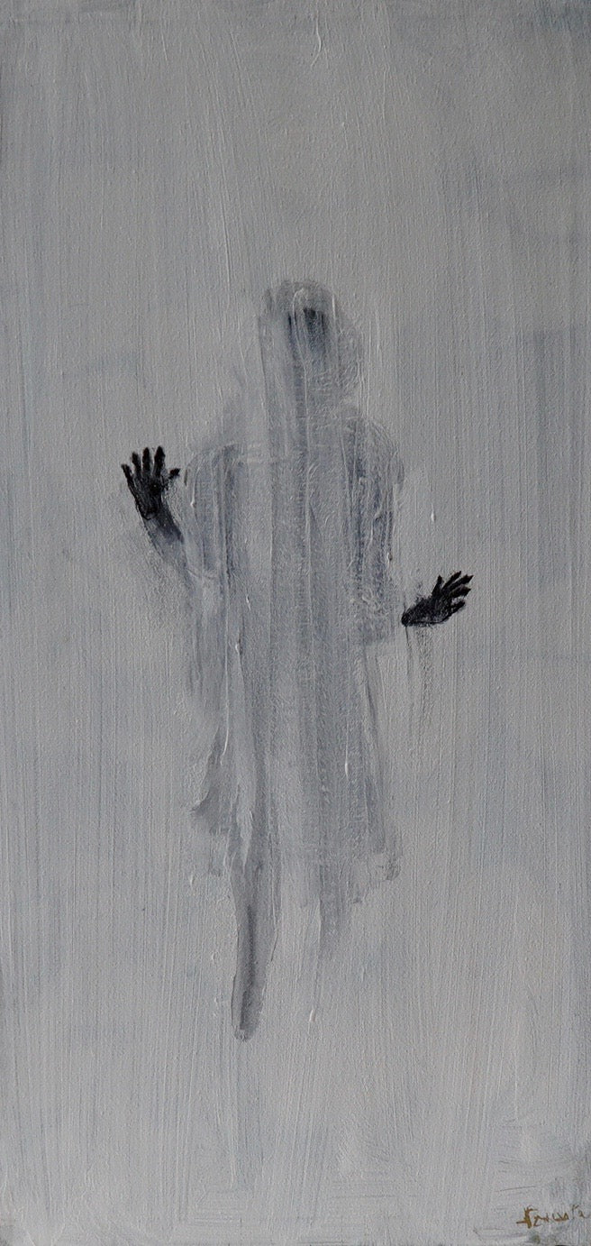 Jean Posusta Painting | Piercing the Veil (acrylic on canvas)