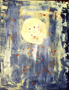 Jean Posusta Painting | Man in the Moon