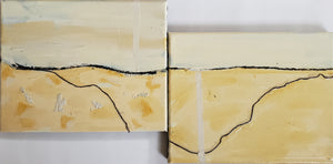 Mary Serbe Painting | Places I Cannot Name: East (Diptych)