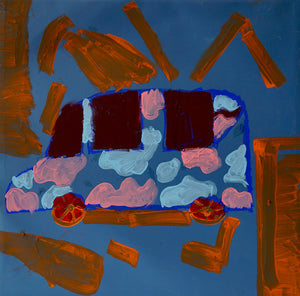 Maleah Painting | Automobile (acrylic on canvas)