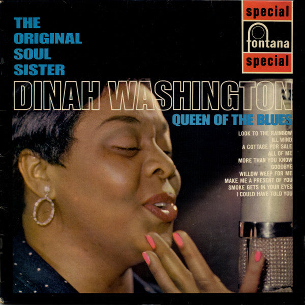 Dinah Washington | The Original Soul Sister - Queen of the Blues LP (used vinyl, very good condition)